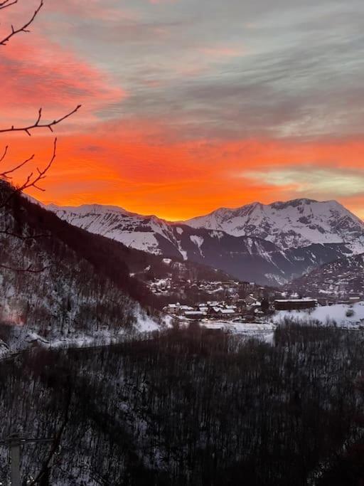 Le Sarana : 75M2, Calme, Belle Vue Avec Terrasse. Lägenhet Les Deux Alpes Exteriör bild