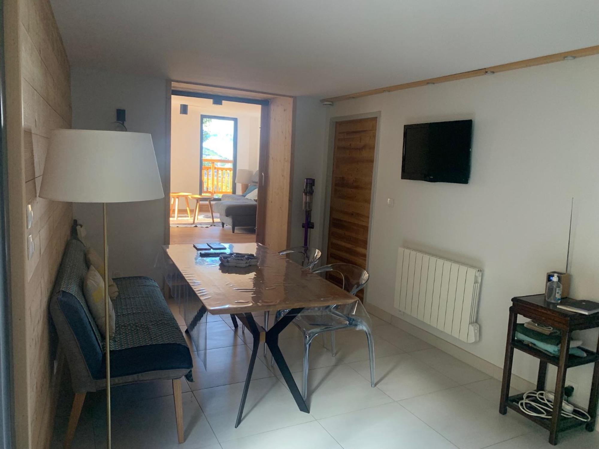Le Sarana : 75M2, Calme, Belle Vue Avec Terrasse. Lägenhet Les Deux Alpes Exteriör bild